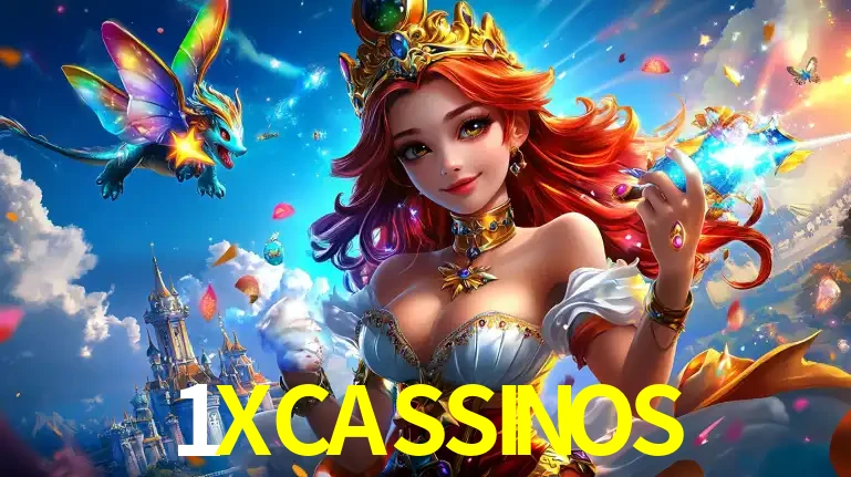 A princesa de um reino de fantasia mágico, com seu pequeno dragão, apresentando um mundo de prêmios encantados nos jogos de caça-níqueis do cassino 1XCASSINOS.